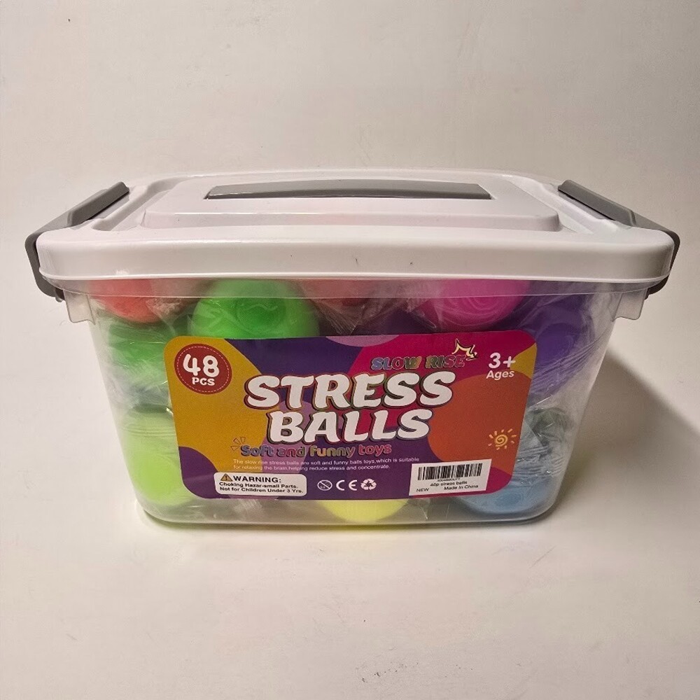 48 Pack Slow Rising Stress Balls Anxiety Relief, Hand Therapy Sensory